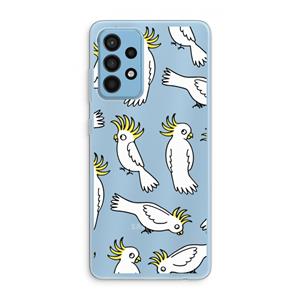 CaseCompany Papegaai: Samsung Galaxy A52 Transparant Hoesje