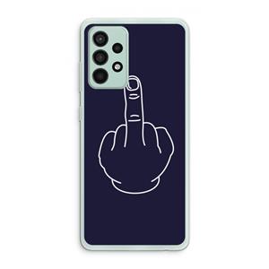 CaseCompany F**k U: Samsung Galaxy A52s 5G Transparant Hoesje