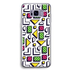 CaseCompany 8-bit N°4: Samsung Galaxy S8 Plus Transparant Hoesje