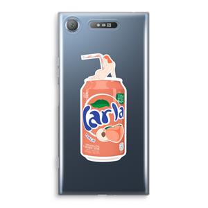 CaseCompany S(peach)less: Sony Xperia XZ1 Transparant Hoesje