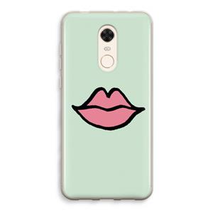 CaseCompany Kusje: Xiaomi Redmi 5 Transparant Hoesje
