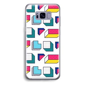 CaseCompany 8-bit N°7: Samsung Galaxy S8 Plus Transparant Hoesje
