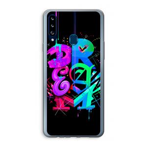 CaseCompany Dream: Samsung Galaxy A20s Transparant Hoesje