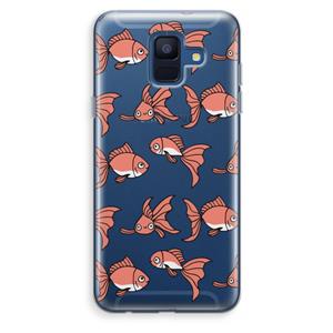 CaseCompany Blub: Samsung Galaxy A6 (2018) Transparant Hoesje