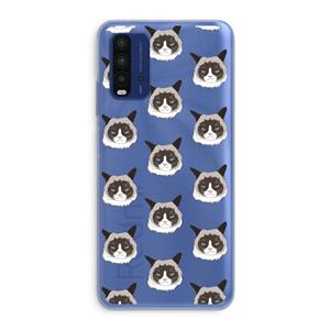 CaseCompany It's a Purrr Case: Xiaomi Redmi 9T Transparant Hoesje