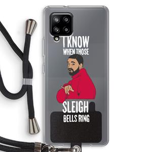 CaseCompany Sleigh Bells Ring: Samsung Galaxy A42 5G Transparant Hoesje met koord