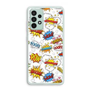 CaseCompany Pow Smack: Samsung Galaxy A52s 5G Transparant Hoesje