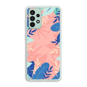 CaseCompany Tropisch: Samsung Galaxy A52s 5G Transparant Hoesje