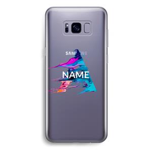 CaseCompany Abstract Spectrum: Samsung Galaxy S8 Plus Transparant Hoesje