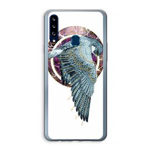 CaseCompany Golden Falcon: Samsung Galaxy A20s Transparant Hoesje