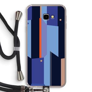CaseCompany Gestalte 3: Samsung Galaxy J4 Plus Transparant Hoesje met koord