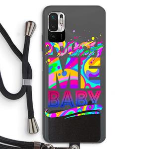 CaseCompany Touch Me: Xiaomi Redmi Note 10 5G Transparant Hoesje met koord