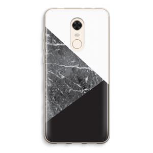 CaseCompany Combinatie marmer: Xiaomi Redmi 5 Transparant Hoesje