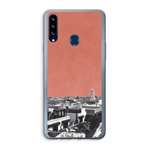 CaseCompany Marrakech Skyline : Samsung Galaxy A20s Transparant Hoesje