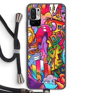 CaseCompany Dreams: Xiaomi Redmi Note 10 5G Transparant Hoesje met koord