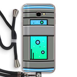 CaseCompany Chug Bottle: Samsung Galaxy J4 Plus Transparant Hoesje met koord