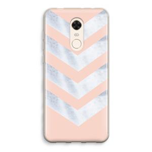 CaseCompany Marmeren pijlen: Xiaomi Redmi 5 Transparant Hoesje