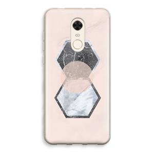 CaseCompany Creatieve toets: Xiaomi Redmi 5 Transparant Hoesje