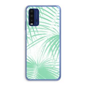 CaseCompany Palmbladeren: Xiaomi Redmi 9T Transparant Hoesje