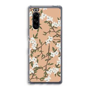 CaseCompany Blossoming spring: Sony Xperia 5 Transparant Hoesje