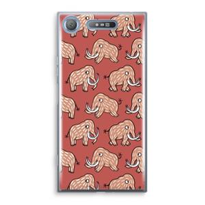 CaseCompany Mammoet: Sony Xperia XZ1 Transparant Hoesje