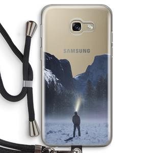 CaseCompany Wanderlust: Samsung Galaxy A5 (2017) Transparant Hoesje met koord