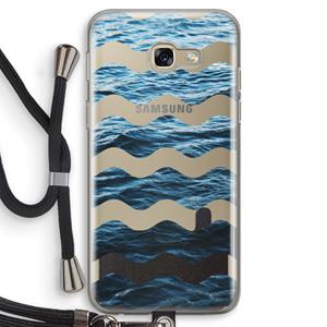 CaseCompany Oceaan: Samsung Galaxy A5 (2017) Transparant Hoesje met koord