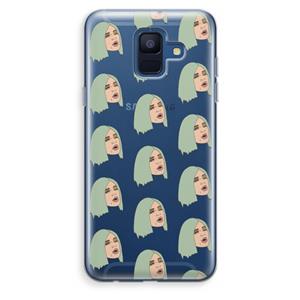 CaseCompany King Kylie: Samsung Galaxy A6 (2018) Transparant Hoesje