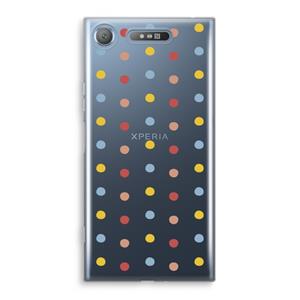 CaseCompany Bollen: Sony Xperia XZ1 Transparant Hoesje