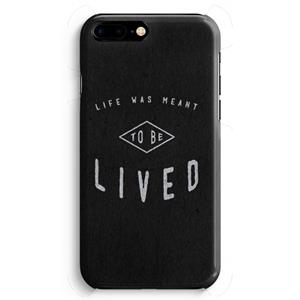 CaseCompany To be lived: iPhone 8 Plus Volledig Geprint Hoesje