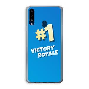 CaseCompany Victory Royale: Samsung Galaxy A20s Transparant Hoesje