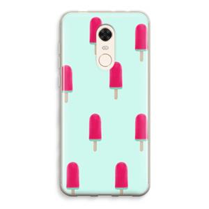 CaseCompany Waterijsje: Xiaomi Redmi 5 Transparant Hoesje