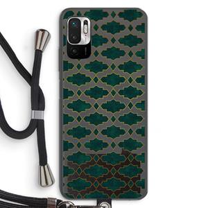 CaseCompany Moroccan tiles: Xiaomi Redmi Note 10 5G Transparant Hoesje met koord