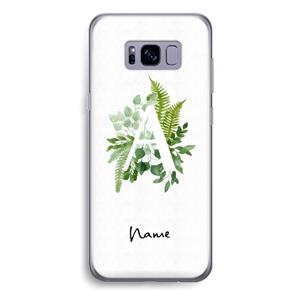 CaseCompany Green Brush: Samsung Galaxy S8 Plus Transparant Hoesje