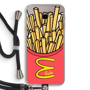 CaseCompany McElodie: Samsung Galaxy J4 Plus Transparant Hoesje met koord