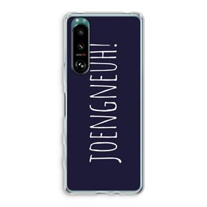 CaseCompany Joengneuh!: Sony Xperia 5 III Transparant Hoesje