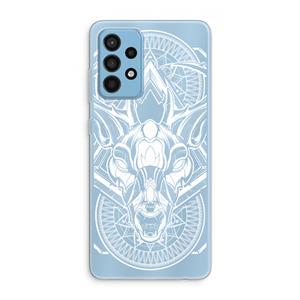 CaseCompany Oh Deer: Samsung Galaxy A52 Transparant Hoesje
