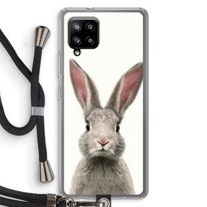 CaseCompany Daisy: Samsung Galaxy A42 5G Transparant Hoesje met koord