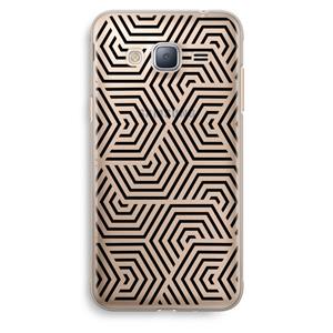 CaseCompany Magic pattern: Samsung Galaxy J3 (2016) Transparant Hoesje