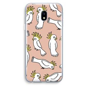 CaseCompany Papegaai: Samsung Galaxy J3 (2017) Transparant Hoesje