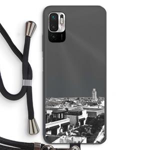 CaseCompany Marrakech Skyline : Xiaomi Redmi Note 10 5G Transparant Hoesje met koord