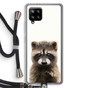 CaseCompany Rocco: Samsung Galaxy A42 5G Transparant Hoesje met koord