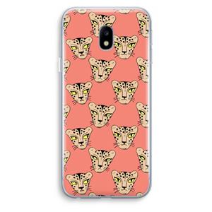 CaseCompany Tijger: Samsung Galaxy J3 (2017) Transparant Hoesje