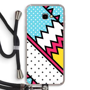 CaseCompany Pop Art #2: Samsung Galaxy J4 Plus Transparant Hoesje met koord