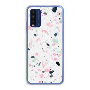 CaseCompany Terrazzo N°3: Xiaomi Redmi 9T Transparant Hoesje