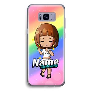 CaseCompany Chibi Maker vrouw: Samsung Galaxy S8 Plus Transparant Hoesje