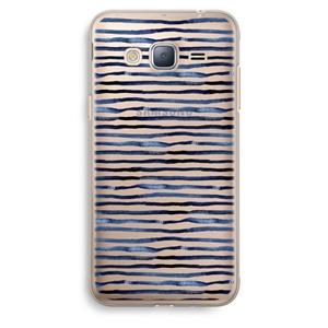 CaseCompany Verrassende lijnen: Samsung Galaxy J3 (2016) Transparant Hoesje