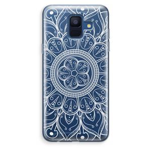CaseCompany Roses Are Red: Samsung Galaxy A6 (2018) Transparant Hoesje