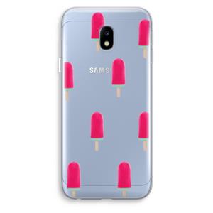 CaseCompany Waterijsje: Samsung Galaxy J3 (2017) Transparant Hoesje