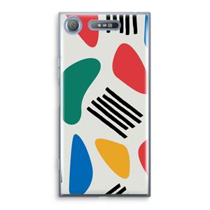 CaseCompany Illustratieve pop 1: Sony Xperia XZ1 Transparant Hoesje